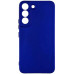 Накладка (з мікрофіброю) GETMAN Liquid Silk Full Camera для Samsung S24- ультра-синій
