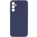 Накладка (з мікрофіброю) GETMAN Liquid Silk Full Camera для Samsung S24- темно-синій