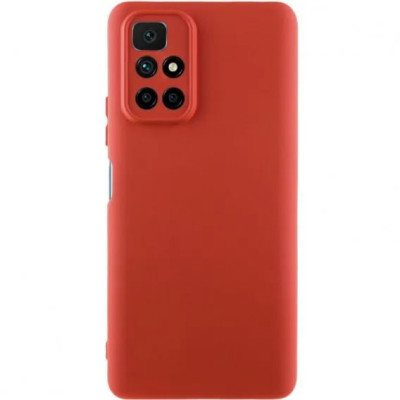 Накладка (з мікрофіброю) GETMAN Liquid Silk Full Camera для Xiaomi Redmi 10- темно-червоний Накладка (з мікрофіброю) GETMAN Liquid Silk Full Camera для Xiaomi Redmi 10- темно-червоний