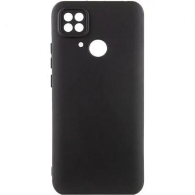 Накладка (з мікрофіброю) GETMAN Liquid Silk Full Camera для Xiaomi Redmi 10C- чорний Накладка (з мікрофіброю) GETMAN Liquid Silk Full Camera для Xiaomi Redmi 10C- чорний