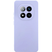 Накладка (з мікрофіброю) GETMAN Liquid Silk Full Camera для Xiaomi Redmi Note 15 Pro 4G- бузковий