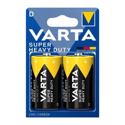 Батарейка R20 Varta Super Heavy Duty 2bl (ціна за 1шт) Батарейка R20 Varta Super Heavy Duty 2bl (ціна за 1шт)