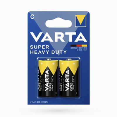 Батарейка R14 Varta Super Heavy Duty 2bl (ціна за 1шт) Батарейка R14 Varta Super Heavy Duty 2bl (ціна за 1шт)