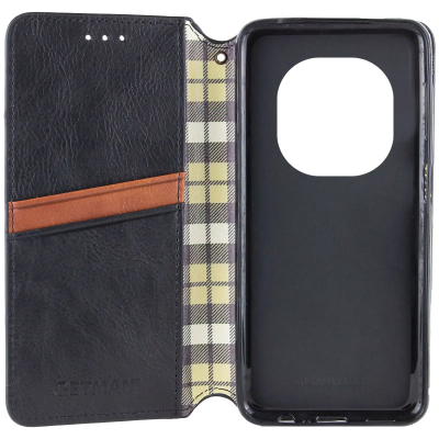 Чохол-книжка GETMAN Cubic для Xiaomi Redmi Note 15 4G/5G (EU) / Poco M8 5G- чорний Чохол-книжка GETMAN Cubic для Xiaomi Redmi Note 15 4G/5G (EU) / Poco M8 5G- чорний