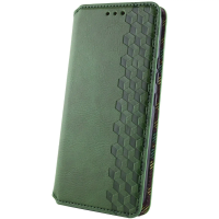 Чохол-книжка GETMAN Cubic для Xiaomi Redmi Note 15 4G/5G (EU) / Poco M8 5G- зелений Чохол-книжка GETMAN Cubic для Xiaomi Redmi Note 15 4G/5G (EU) / Poco M8 5G- зелений