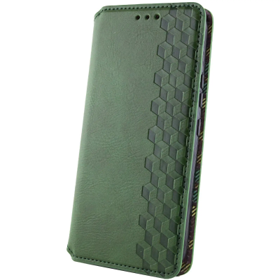 Чохол-книжка GETMAN Cubic для Xiaomi Redmi Note 15 4G/5G (EU) / Poco M8 5G- зелений Чохол-книжка GETMAN Cubic для Xiaomi Redmi Note 15 4G/5G (EU) / Poco M8 5G- зелений