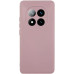 Накладка (з мікрофіброю) Silicone Cover Lakshmi Full Camera для Xiaomi Redmi Note 15 Pro 4G- рожевий пісок