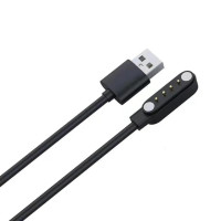 USB кабель для Smart Watch магнітний (4 pin/9.0 mm)- чорний USB кабель для Smart Watch магнітний (4 pin/9.0 mm)- чорний