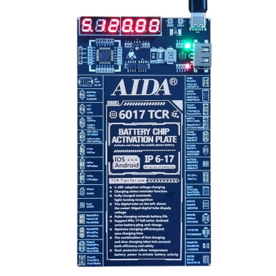Плата активації та зарядки акумулятора Aida 6017 TCR 2в1 (iP+Android)
