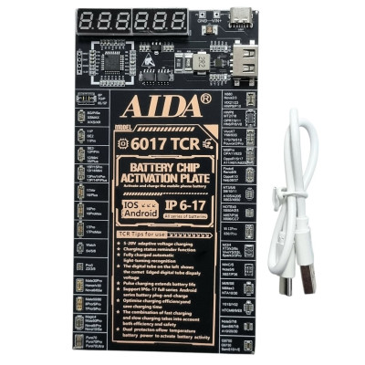 Плата активації та зарядки акумулятора Aida 6017 TCR 2в1 (iP+Android)