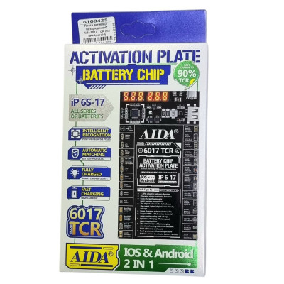 Плата активації та зарядки акумулятора Aida 6017 TCR 2в1 (iP+Android)