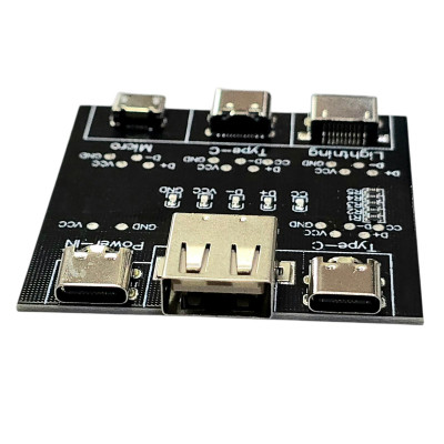 Плата тестова Mega-Idea для кабелів iPhone/Type-C/Micro USB