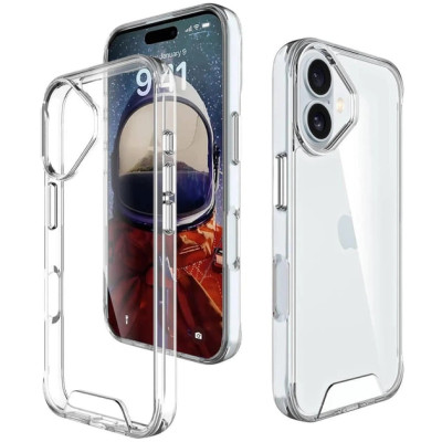 Накладка Space Collection NEW для iPhone 17- прозорий Накладка Space Collection NEW для iPhone 17- прозорий
