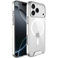Накладка Space Collection Wireless Charge NEW для iPhone 17 Pro- прозорий Накладка Space Collection Wireless Charge NEW для iPhone 17 Pro- прозорий