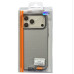 Накладка Carbon Magentic Magnetic nanofiber для iPhone 17 Pro Max- сірий