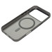 Накладка Carbon Magentic Magnetic nanofiber для iPhone 17 Pro Max- сірий