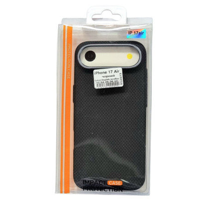 Накладка Carbon Magentic Magnetic nanofiber для iPhone 17 Air- чорний
