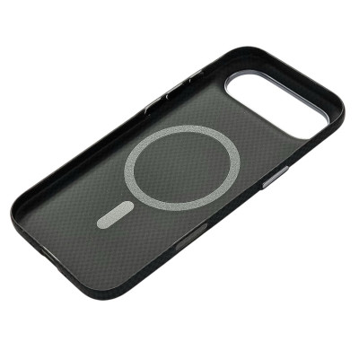Накладка Carbon Magentic Magnetic nanofiber для iPhone 17 Air- чорний