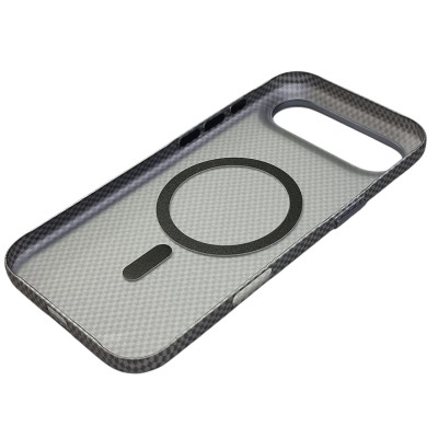 Накладка Carbon Magentic Magnetic nanofiber для iPhone 17 Air- сірий