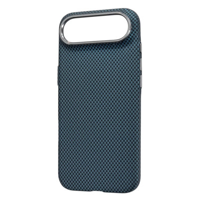 Накладка Carbon Magentic Magnetic nanofiber для iPhone 17 Air- синій