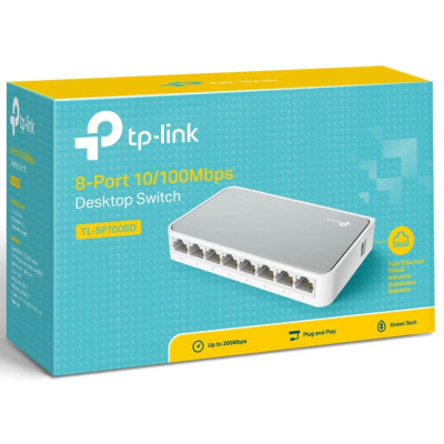 Комутатор локальної мережі (Switch) tp-link TL-SF1008D 8-Port