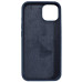 Накладка (з мікрофіброю) Silk Full Protective для iPhone 14- чорничний