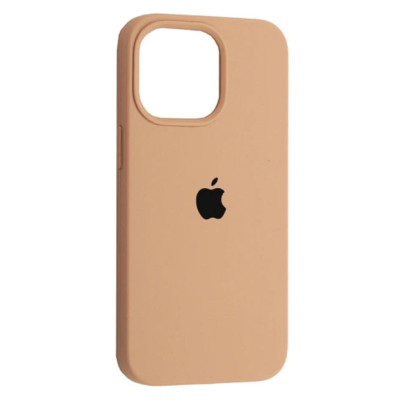 Накладка (з мікрофіброю) Silk Full Protective для iPhone 15- золото пустелі