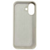 Накладка (з мікрофіброю) Silk Full Protective для iPhone 17- античний білий