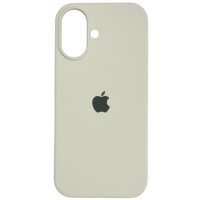 Накладка (з мікрофіброю) Silk Full Protective для iPhone 17- античний білий