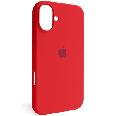 Накладка (з мікрофіброю) Silk Full Protective для iPhone 17- червоний