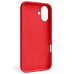 Накладка (з мікрофіброю) Silk Full Protective для iPhone 17- червоний