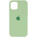 Накладка (з мікрофіброю) Silk Full Protective для iPhone 13- мінтоловий