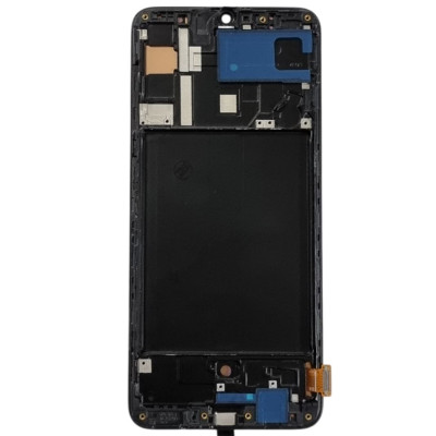 Дисплей для мобільного телефона Samsung A70 / A705 Oled with frame (orig/big size) з тачскріном Black