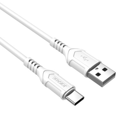 USB кабель Jokade JA010 Type-C 3A/1м- білий
