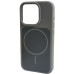 Накладка Velvet Ring with Magnetic для iPhone 15- сірий