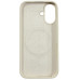 Накладка Velvet Ring with Magnetic для iPhone 16- кремовий Накладка Velvet Ring with Magnetic для iPhone 16- кремовий