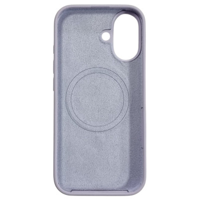 Накладка Velvet Ring with Magnetic для iPhone 16- лавандовий Накладка Velvet Ring with Magnetic для iPhone 16- лавандовий