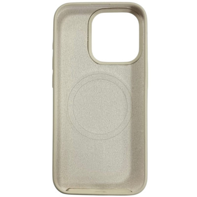 Накладка Velvet Ring with Magnetic для iPhone 16 Pro Max- кремовий Накладка Velvet Ring with Magnetic для iPhone 16 Pro Max- кремовий