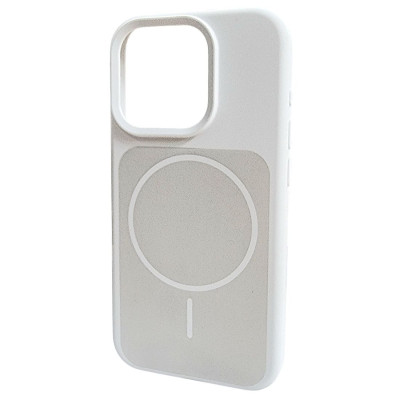 Накладка Velvet Ring with Magnetic для iPhone 16 Pro Max- білий Накладка Velvet Ring with Magnetic для iPhone 16 Pro Max- білий
