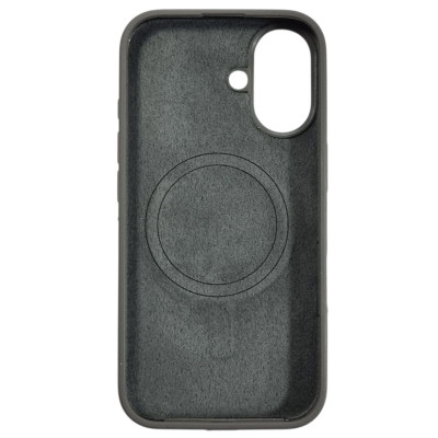 Накладка Velvet Ring with Magnetic для iPhone 17- сірий Накладка Velvet Ring with Magnetic для iPhone 17- сірий
