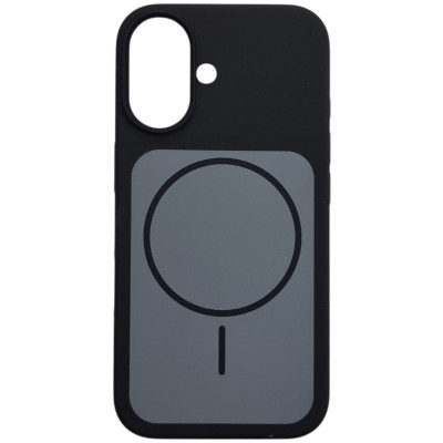 Накладка Velvet Ring with Magnetic для iPhone 17- чорний Накладка Velvet Ring with Magnetic для iPhone 17- чорний