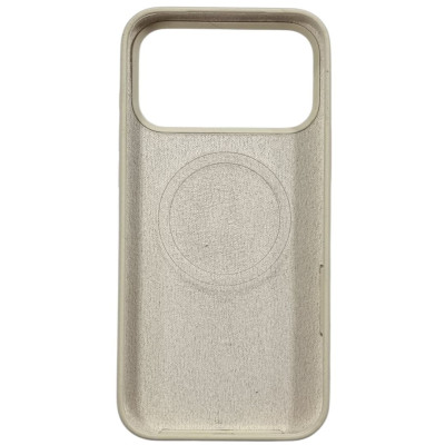 Накладка Velvet Ring with Magnetic для iPhone 17 Pro Max- кремовий Накладка Velvet Ring with Magnetic для iPhone 17 Pro Max- кремовий