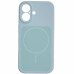 Накладка Velvet Ring with Magnetic Full Camera для iPhone 16- солодкий синій