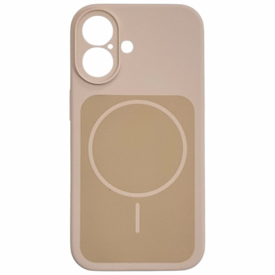 Накладка Velvet Ring with Magnetic Full Camera для iPhone 16- рожевий пісок Накладка Velvet Ring with Magnetic Full Camera для iPhone 16- рожевий пісок