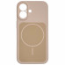 Накладка Velvet Ring with Magnetic Full Camera для iPhone 16- рожевий пісок