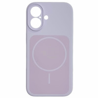 Накладка Velvet Ring with Magnetic Full Camera для iPhone 16- лавандовий Накладка Velvet Ring with Magnetic Full Camera для iPhone 16- лавандовий