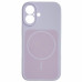 Накладка Velvet Ring with Magnetic Full Camera для iPhone 16- лавандовий