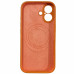 Накладка Velvet Ring with Magnetic Full Camera для iPhone 17- помаранчевий Накладка Velvet Ring with Magnetic Full Camera для iPhone 17- помаранчевий