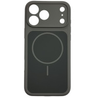 Накладка Velvet Ring with Magnetic Full Camera для iPhone 17 Pro- сірий Накладка Velvet Ring with Magnetic Full Camera для iPhone 17 Pro- сірий