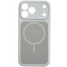 Накладка Velvet Ring with Magnetic Full Camera для iPhone 17 Pro Max- білий